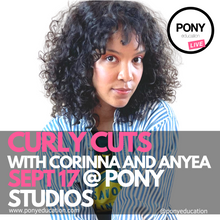 Load image into Gallery viewer, Razor Bootcamp - Curly Cuts with Corinna and Anyea - September 17, 2023
