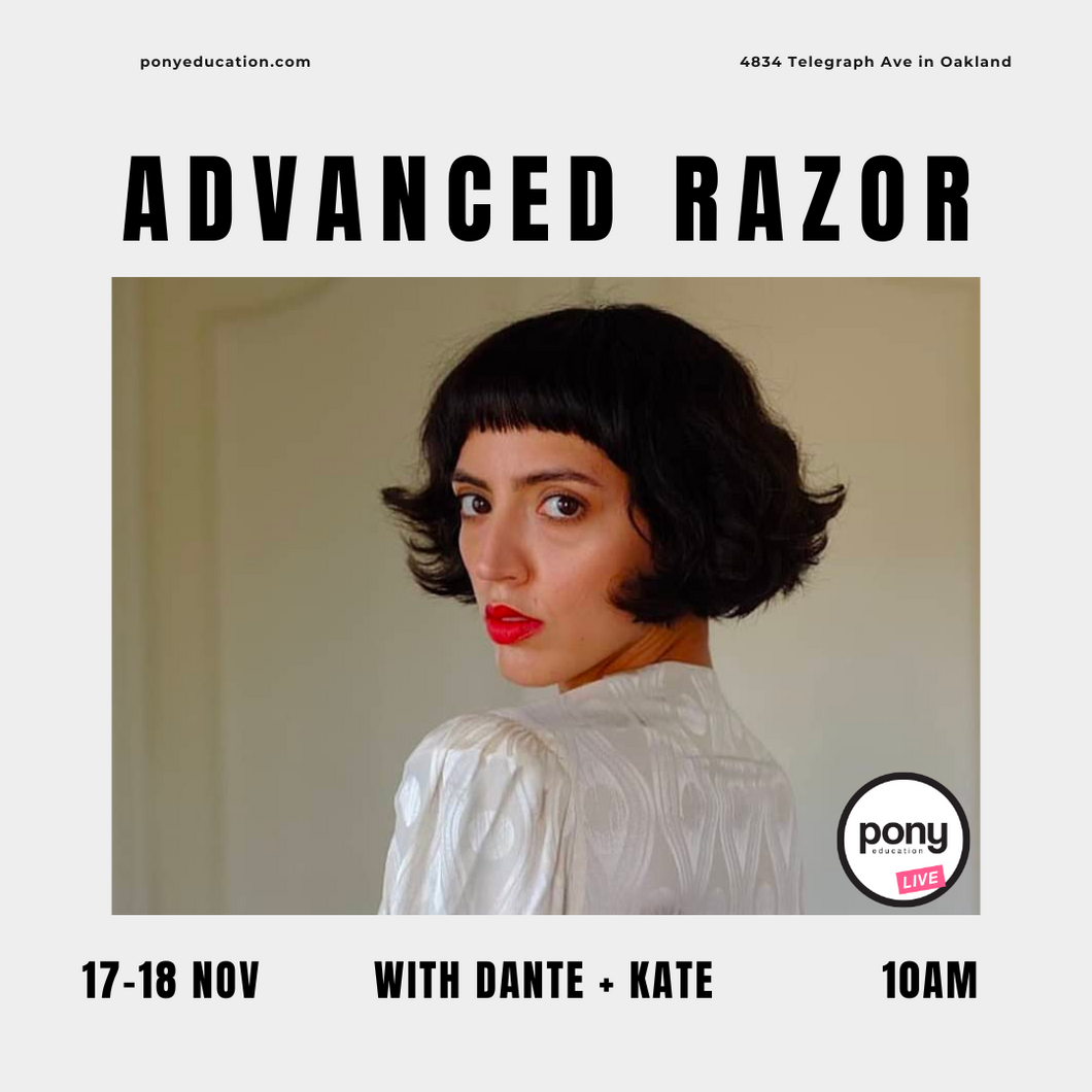Advanced Creative Razor Cutting with Dante / Kate / Corinna - November 17-18