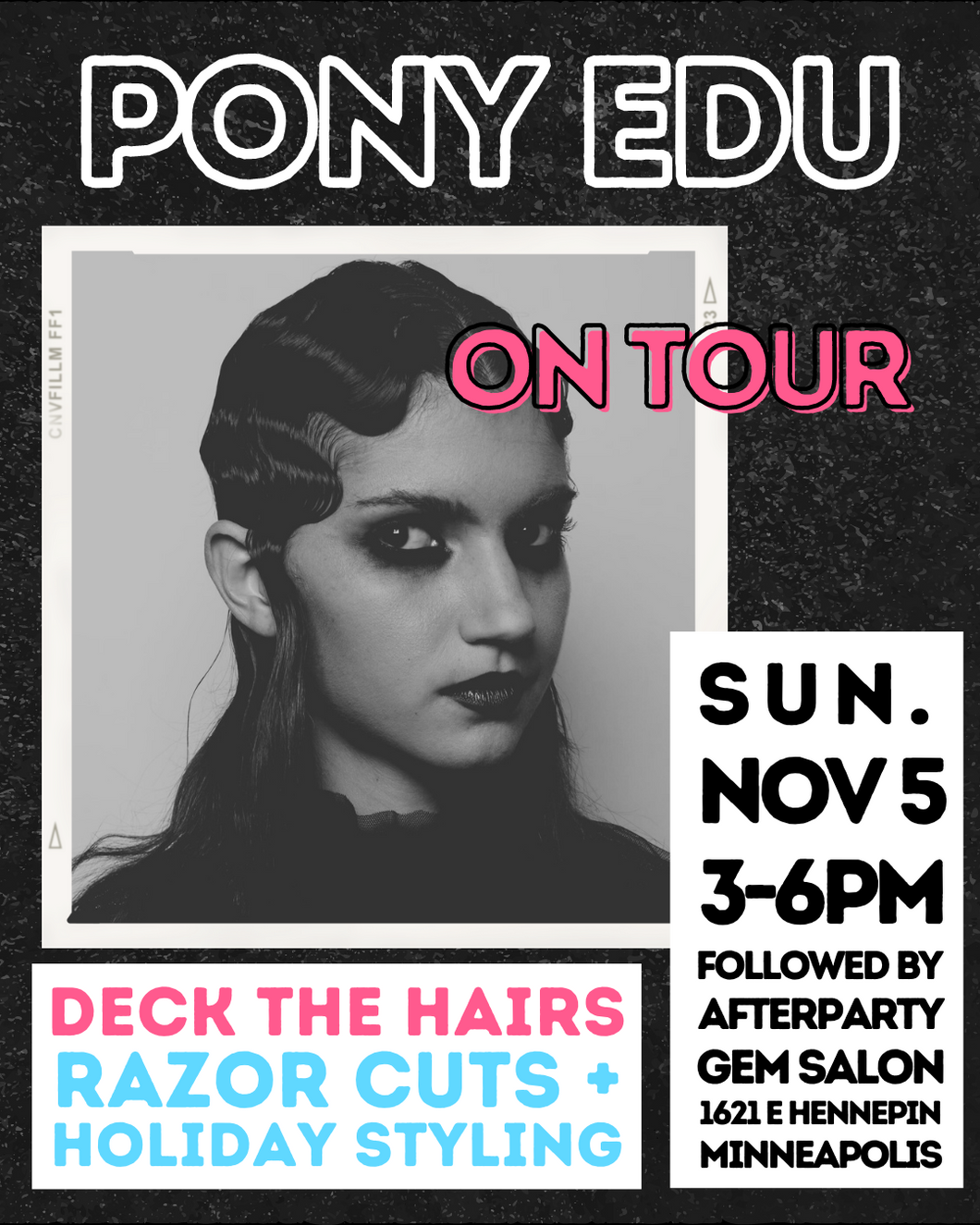 Pony Edu - Corinna + Friends On Tour - November 5 at Gem Salon in Minneapolis